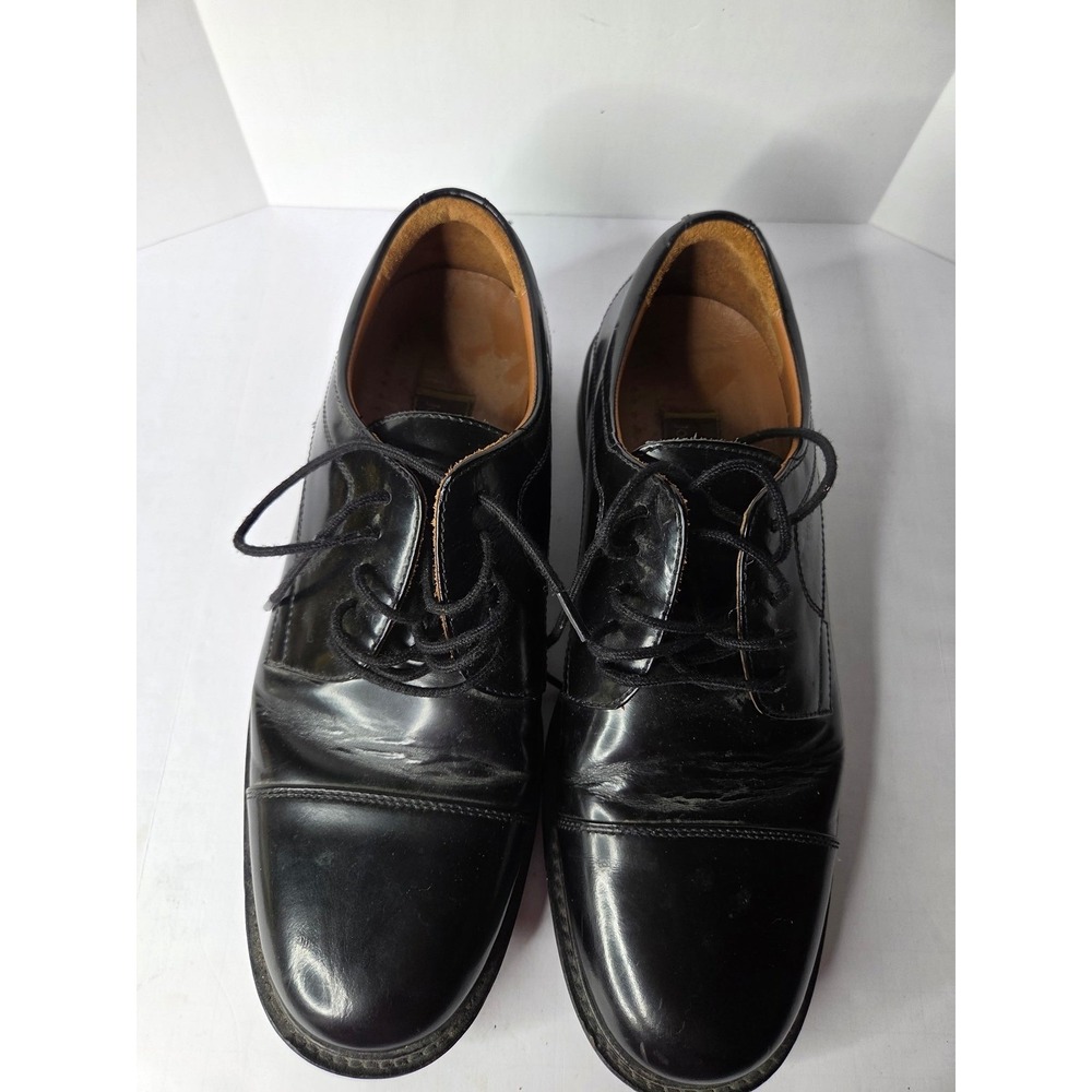 Johnston & Murphy Mens Danae Black Leather Cap Toe Oxford Shoes 8M 19551201